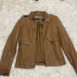 Light Brown Leather Jacket
